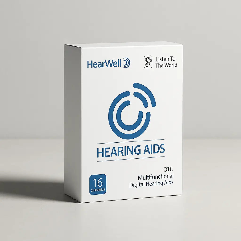 Hear It Well Connect - Bluetooth Hearing Aids with App Control & Advanced AI Technology